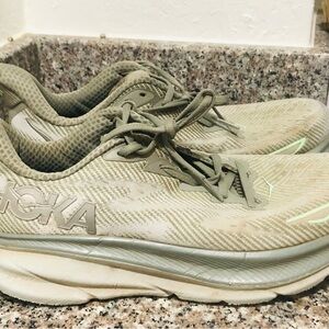 Hoka One One Men's Sage Green Athletic Shoes